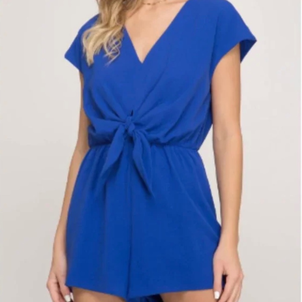 She + sky romper